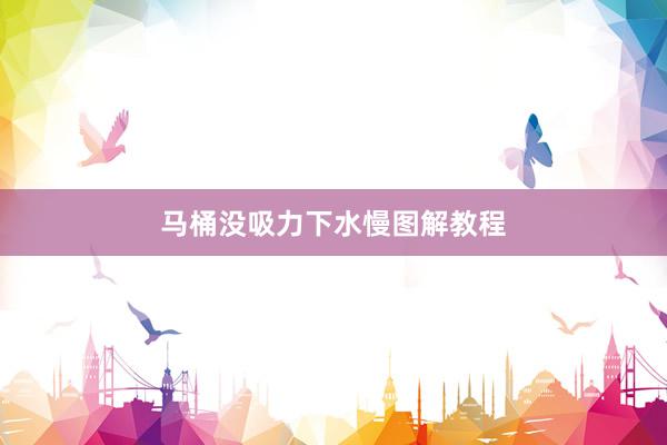 马桶没吸力下水慢图解教程